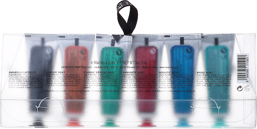 Zestaw past do zębów - Marvis Toothpaste Flavor Collection Gift Set (toothpast/6x25ml) — Zdjęcie N2