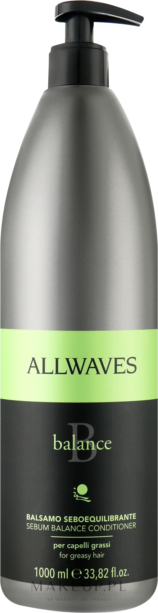 Odżywka do włosów tłustych - Allwaves Balance Sebum Balancing Conditioner — Zdjęcie 1000 ml