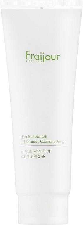 Pianka oczyszczająca do wrażliwej i problematycznej skóry - Fraijour Heartleaf Blemish pH Balanced Cleansing Foam — Zdjęcie N1