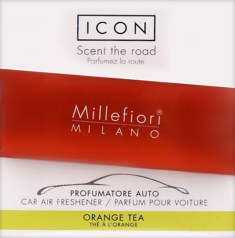 Zapach do samochodu Sad mandarynkowy - Millefiori Milano Icon Car Air Freshener Orange Tea — Zdjęcie N1