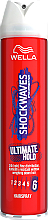 Kup Maksymalnie utrwalający lakier do włosów - Wella Shockwaves Ultimate Hold
