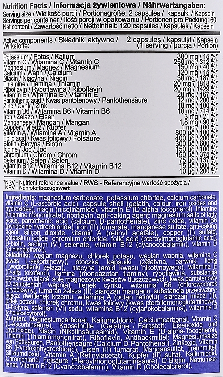 Suplement diety Witaminy i minerały - Allnutrition VitaminAll Vitamins and Minerals — Zdjęcie N3