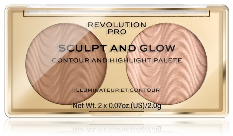 Paletka do konturowania twarzy - Revolution Pro Sculpt And Glow
