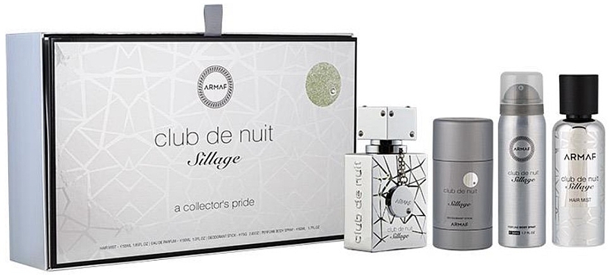 Armaf Club de Nuit Sillage - Zestaw (edp 30 ml + deo/stick 75 g + b/spray 50 ml + h/mist 55 ml) — Zdjęcie N1