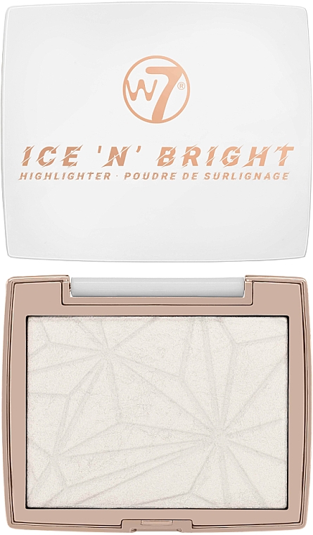 Rozświetlacz do twarzy - W7 Ice 'N' Bright Highlighter — Zdjęcie N1