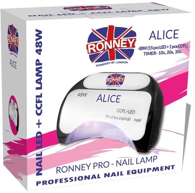 Lampa CCFL+LED - Ronney Professional Profesional Alice Nail CCFL+LED 48w Lamp — Zdjęcie N2
