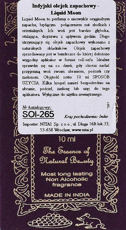 Song of India Vanilla - Perfumowany olejek do ciała — Zdjęcie N11