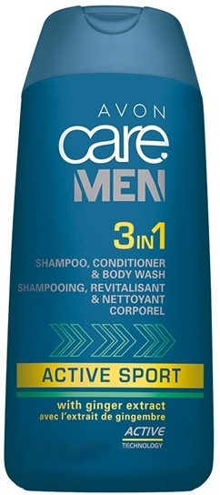 Szampon, odżywka i żel do mycia ciała 3 w 1 dla mężczyzn - Avon Men — Zdjęcie N1