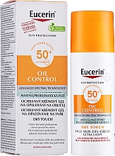 Żel-krem do skóry tłustej i skłonnej do trądziku - Eucerin Oil Control Dry Touch Face Sun Gel-Cream SPF 50 — Zdjęcie N2