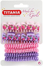 Kup Zestaw gumek i spinek do włosów - Titania Made For Girls