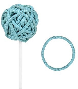 Gumki do włosów Lollipop, turkusowe - Kiepe Lollipops Hair  — Zdjęcie N1