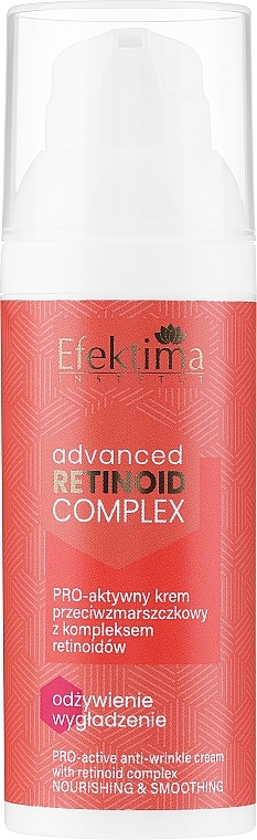 Aktywny krem przeciwzmarszczkowy z kompleksem retinoidów - Efektima Instytut Advanced Retinoid Complex — Zdjęcie N1