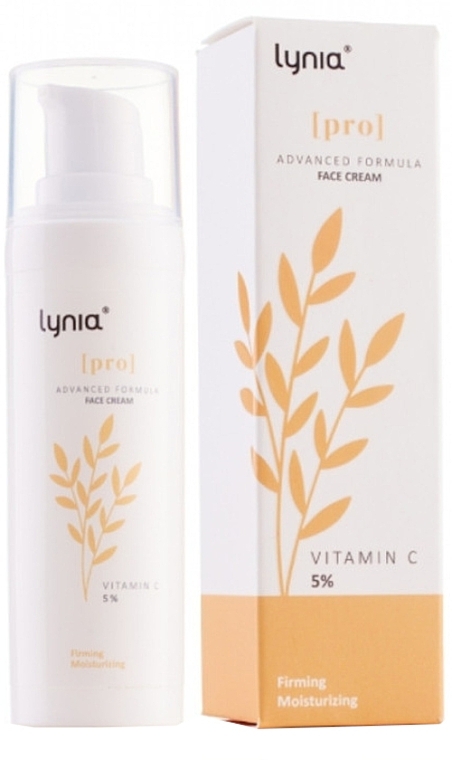 Krem do twarzy z witaminą C 5% - Lynia Pro Advanced Formula Face Cream Vitamin C 5% — Zdjęcie N1