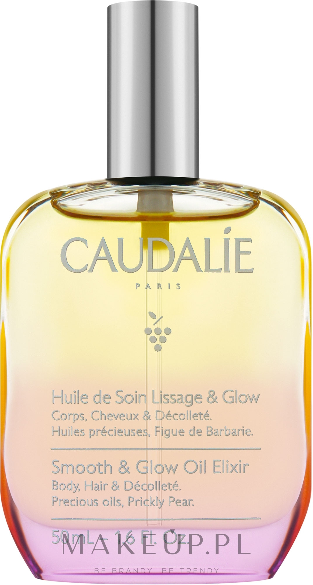 Olejek do ciała , włosów i dekoltu - Caudalie Smooth & Glow Oil Elixir  — Zdjęcie 50 ml