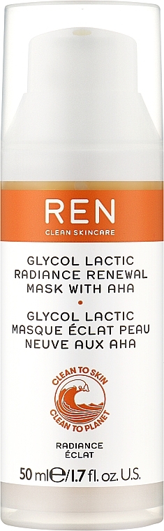 Maska do twarzy - Ren Clean Skincare Glyco Lactic Radiance Renewal Mask — Zdjęcie N1