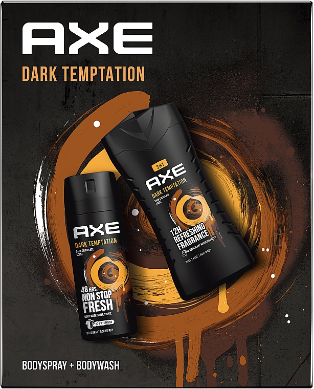 Axe Dark Temptation - Zestaw (deo 150 ml + sh/gel 250 ml)