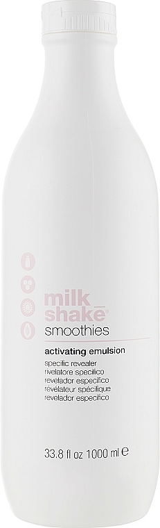 Aktywator emulsji do włosów 8% - Milk Shake Smoothies Activating Emulsion — Zdjęcie N1
