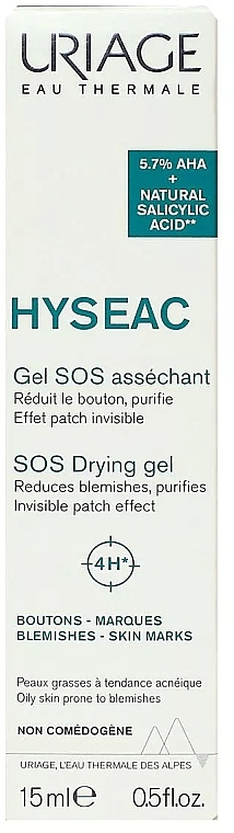 Żel do stosowania punktowego - Uriage Hyseac SOS Drying Gel — Zdjęcie N2