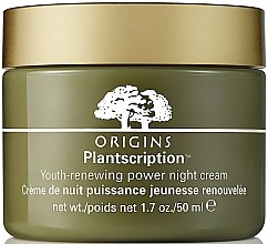 Kup Przeciwzmarszczkowy krem na noc do twarzy - Origins Plantscription Youth Renewing Power Night Cream