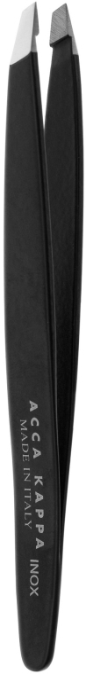 Pęseta, czarna - Acca Kappa Inox Steel Tweezers — Zdjęcie N1