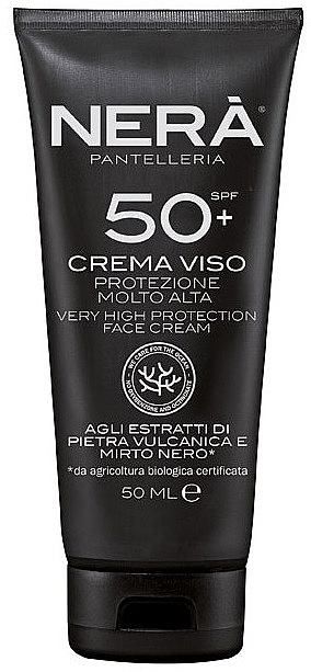 Krem przeciwsłoneczny do twarzy SPF50+ - Nera Pantelleria Very High Protection Sunscreen Face Cream SPF50+ — Zdjęcie N1