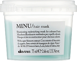 Kup Rozświetlająca i odbudowująca maska do włosów koloryzowanych - Davines Minu Hair Mask