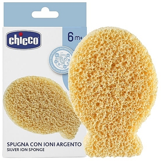 Gąbka dziecięca Rybka - Chicco Silver Ion Sponge — Zdjęcie N1