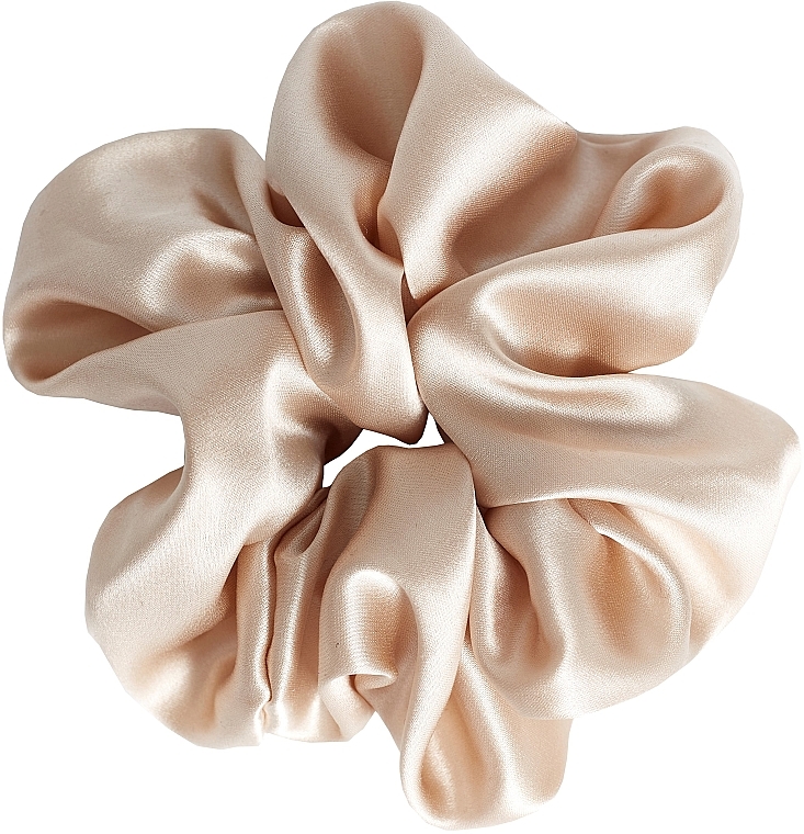 Gumka do włosów, beżowa - de Lure Scrunchie — Zdjęcie N1