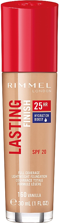 Podkład do twarzy - Rimmel Lasting Finish 25HR Hydration Boost Foundation SPF20
