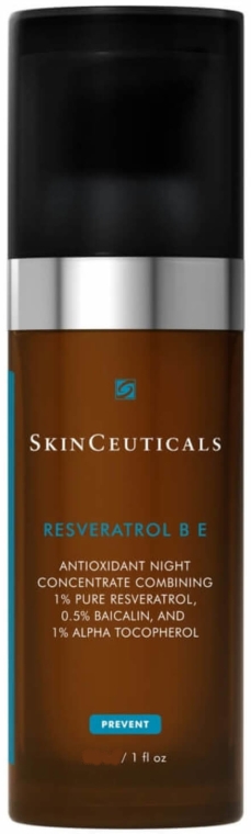 Antyoksydacyjne serum na noc - SkinCeuticals Resveratrol BE — Zdjęcie N1