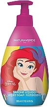 Księżniczki Disneya: Mydło w płynie dla dzieci Mała Syrenka - Naturaverde Kids Disney Princess Liquid Soap — Zdjęcie N1