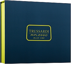 Trussardi Riflesso Blue Vibe - Zestaw (edt 50 ml + sh/gel 100 ml) — Zdjęcie N1