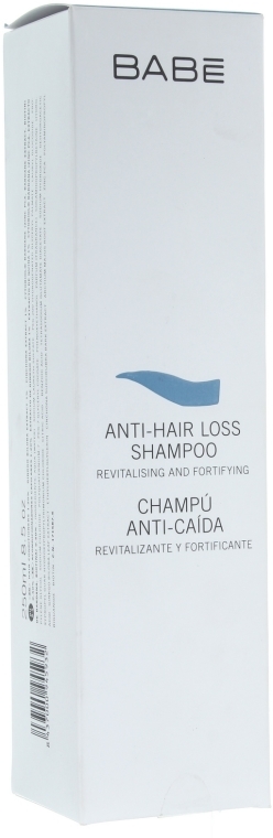 Rewitalizujący szampon przeciw wypadaniu włosów - Babé Laboratorios Anti-Hair Loss Shampoo — Zdjęcie N1