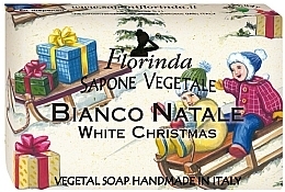 Mydło roślinne - Florinda Special Christmas White Christmas Vegetal Soap Bar — Zdjęcie N1