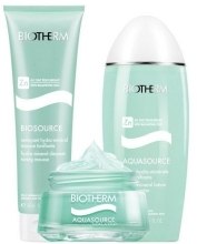 Kup Zestaw - Biotherm Aquatrio Normal/Combination Skin (gel/50ml + cleanser/50ml + lotion/125ml)