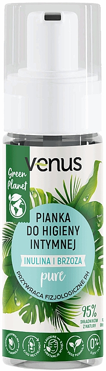 Pianka do higieny intymnej - Venus Green Planet Pure — Zdjęcie N1