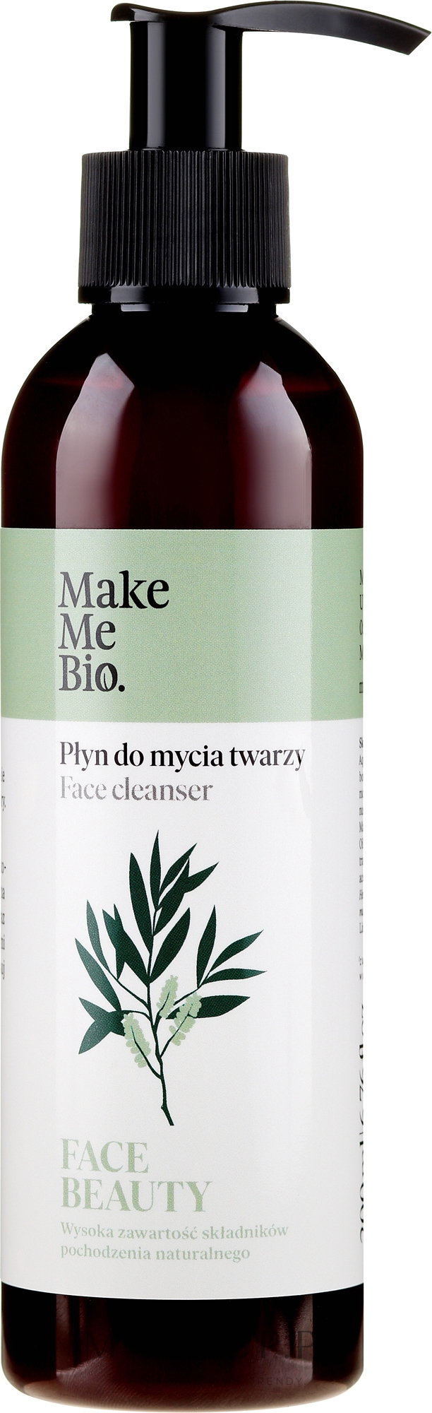 Odżywczy płyn do mycia twarzy Drzewo herbaciane - Make Me Bio Face Beauty — Zdjęcie 200 ml