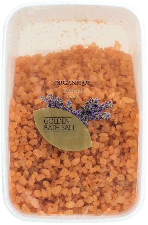 Złota sól do kąpieli - Organique Bath Salt Golden — Zdjęcie N1