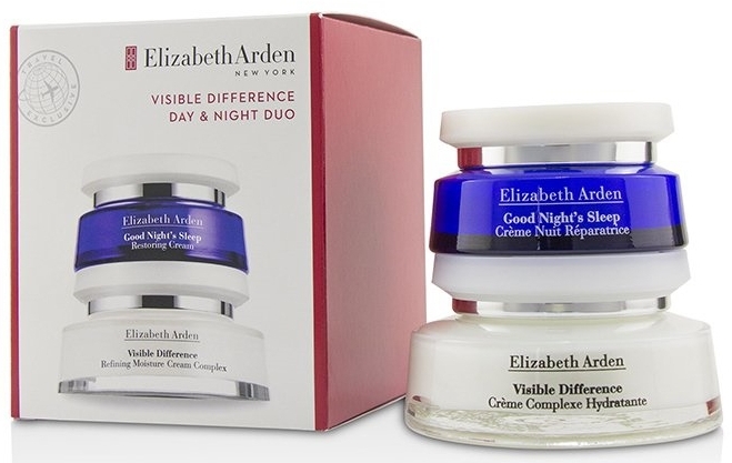 Zestaw - Elizabeth Arden Visible Difference Day & Night Duo Set (day/cr/100ml + night/cr/50ml) — Zdjęcie N1