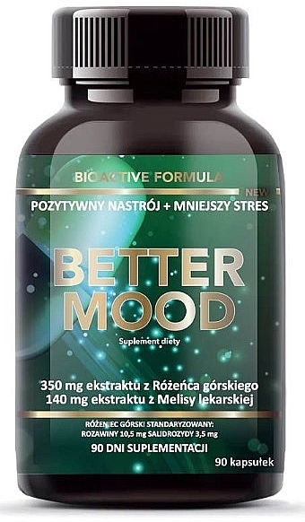 Suplement diety na pozytywny nastrój i mniejszy stres - Intenson Better Mood — Zdjęcie N1
