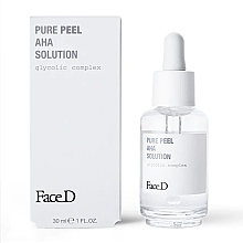 Peeling glikolowy do twarzy - FaceD Pure Peel AHA Solution — Zdjęcie N1