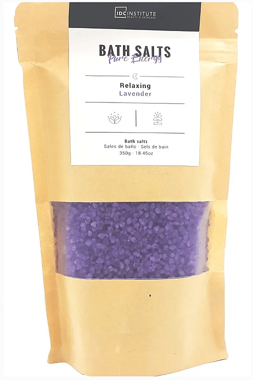 Sól do kąpieli Pure Energy, lawenda - IDC Institute Bath Salts Relaxing Lavender — Zdjęcie N1