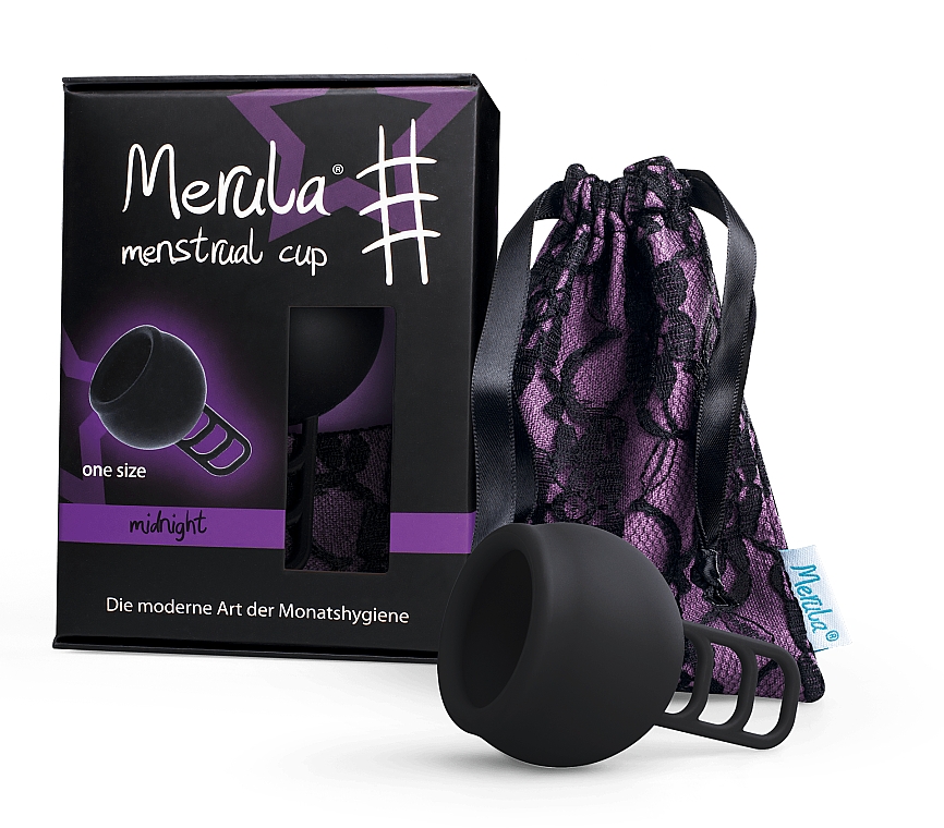 Kubeczek menstruacyjny, one size - Merula Cup Midnight — Zdjęcie N1