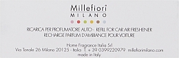 Wkład do dyfuzora zapachów w samochodzie Czarny - Millefiori Milano Icon Refill Nero — Zdjęcie N1