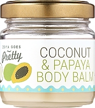 PRZECENA! Balsam do ciała z kokosem i papają - Zoya Goes Coconut And Papaya Body Balm * — Zdjęcie N1