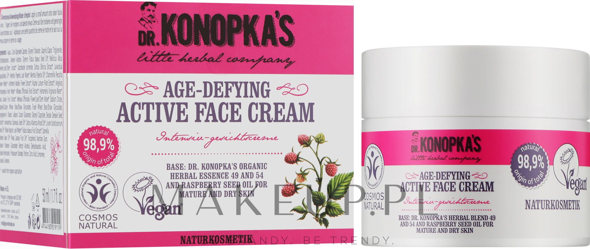 Aktywny krem przeciwzmarszczkowy - Dr Konopka's Age-Defying Active Face Cream — Zdjęcie 50 ml