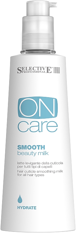 Mleczko wygładzające do wszystkich rodzajów włosów - Selective Professional One Care Smooth Beauty Milk