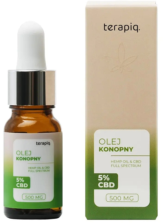 Olej Konopny 5% - Terapiq 5% Hemp Oil & CBD Full Spectrum — Zdjęcie N1