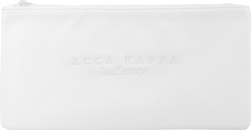 Kosmetyczka na grzebienie, bez wypełnienia, biała - Acca Kappa Beauty Pouch For Hair Brushes — Zdjęcie N1
