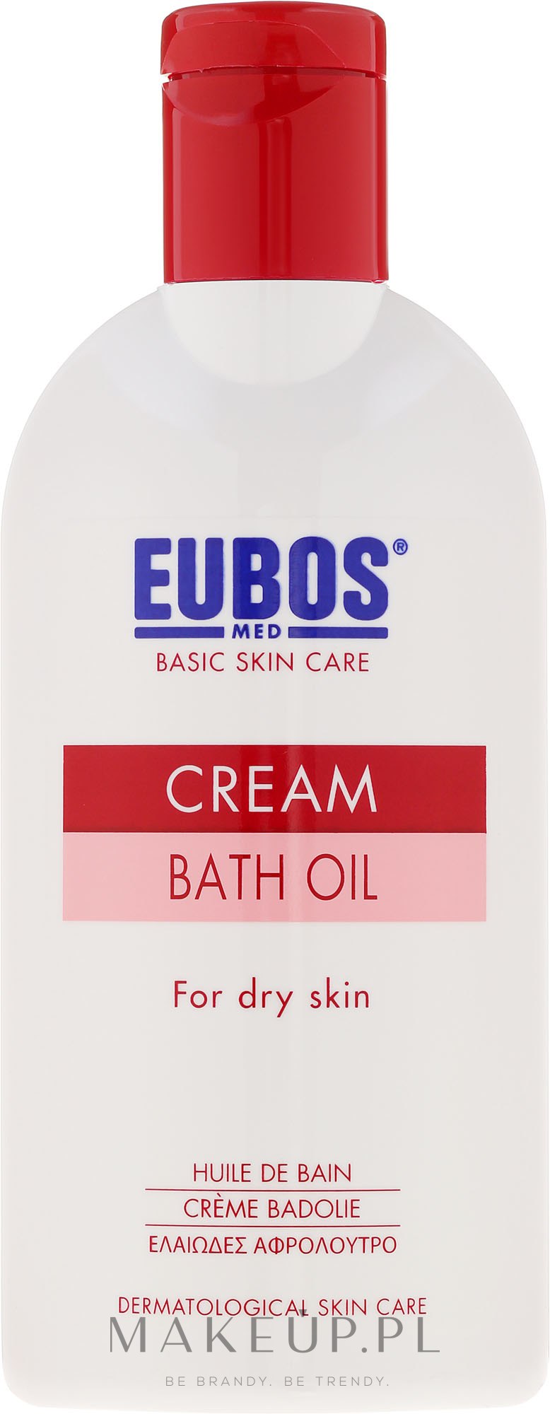 Kremowy olejek do kąpieli do skóry suchej - Eubos Med Basic Skin Care Cream Bath Oil For Dry Skin — Zdjęcie 200 ml
